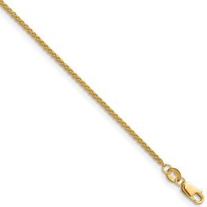 1/20 14K Gold Filled 1.5mm Solid Spiga Chain Necklace, 20 Inch
